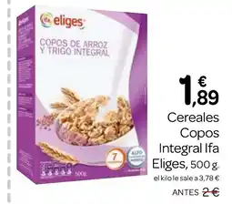 Supermercados El Jamón IFA ELIGES Cereales Copos Integral oferta