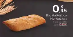 Supermercados El Jamón Bocata Rústico Mondat oferta