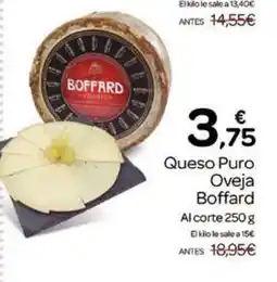 Supermercados El Jamón BOFFARD Queso Puro Oveja oferta