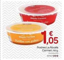 Supermercados El Jamón LA ABUELA CARMEN Postres oferta