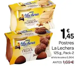 Supermercados El Jamón LA LECHERA Postres oferta