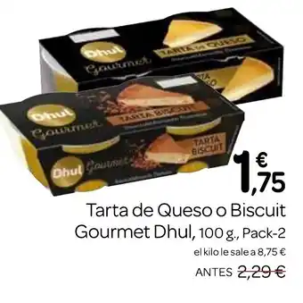 Supermercados El Jamón DHUL Tarta de Queso o Biscuit Gourmet oferta