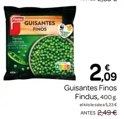 Supermercados El Jamón FINDUS Guisantes Finos oferta