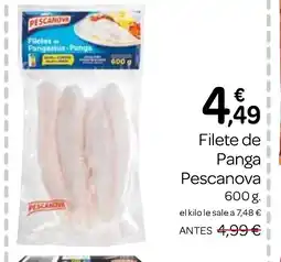 Supermercados El Jamón PESCANOVA Filetes de Panga oferta