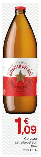Supermercados El Jamón ESTRELLA DEL SUR Cerveza oferta