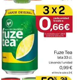 Supermercados El Jamón FUZE TEA oferta