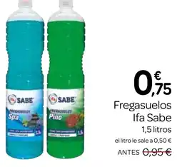 Supermercados El Jamón IFA SABE Fregasuelos oferta