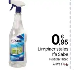 Supermercados El Jamón IFA SABE Limpiacristales oferta