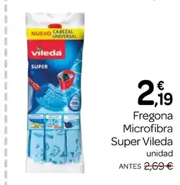 Supermercados El Jamón VILEDA Fregona Microfibra Super oferta