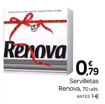 Supermercados El Jamón RENOVA Servilletas oferta
