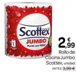 Supermercados El Jamón SCOTTEX Rollo de Cocina Jumbo oferta
