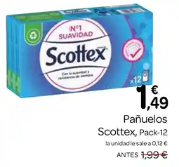 Supermercados El Jamón SCOTTEX Pañuelos oferta