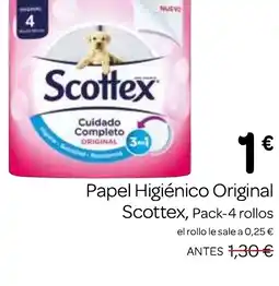 Supermercados El Jamón SCOTTEX Papel Higiénico Original oferta