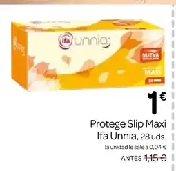 Supermercados El Jamón IFA UNNIA Protege Slip Maxi oferta