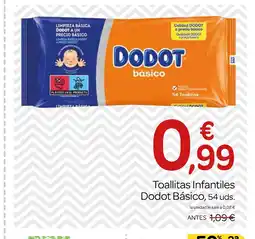 Supermercados El Jamón DODOT BÁSICO Toallitas Infantiles oferta