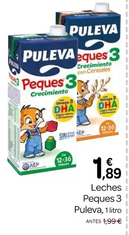 Supermercados El Jamón PULEVA Leches Peques 3 oferta