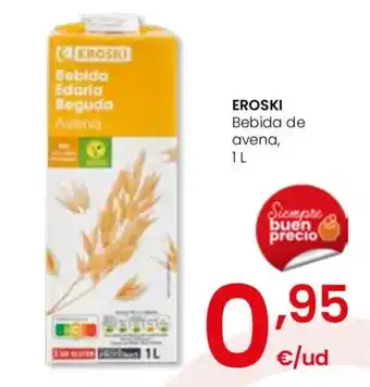 Eroski EROSKI Bebida de avena oferta