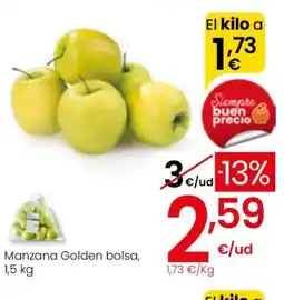 Eroski Manzana Golden bolsa oferta
