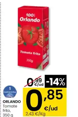 Eroski ORLANDO Tomate frito oferta