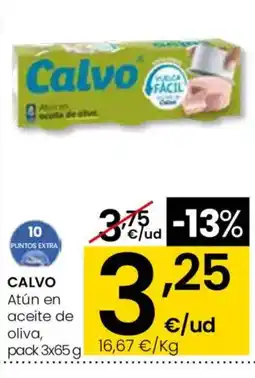 Eroski CALVO Atún en aceite de oliva oferta