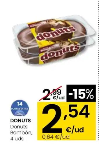 Eroski DONUTS Bombón oferta