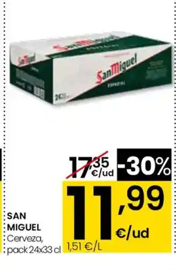 Eroski SAN MIGUEL Cerveza oferta