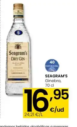 Eroski SEAGRAM'S Ginebra oferta