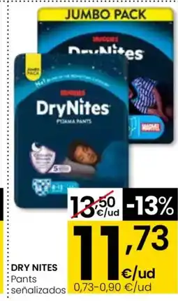 Eroski DRY NITES Pants señalizados oferta