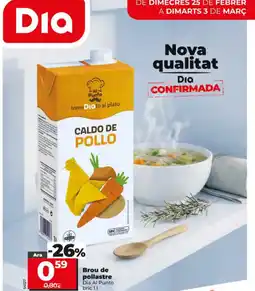 Dia DIA AL PUNTO Brou de pollastre oferta