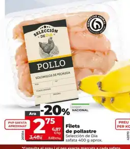 Dia SELECCIÓN DE DIA Filets de pollastre oferta