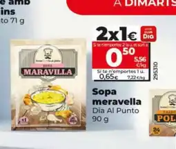 Dia DIA AL PUNTO Sopa meravella oferta