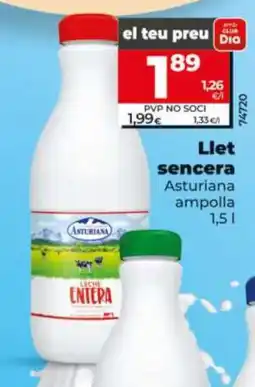 Dia ASTURIANA Llet sencera oferta