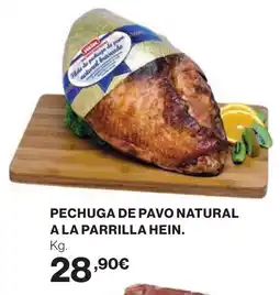 Supercor Pechuga de pavo natural a la parrilla hein. oferta