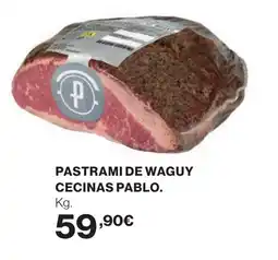 Supercor Pastrami de waguy cecinas pablo. oferta