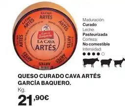 Supercor GARCÍA BAQUERO Queso curado cava artés oferta
