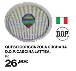 Supercor Queso gorgonzola cuchara d.o.p. cascina lattea. oferta