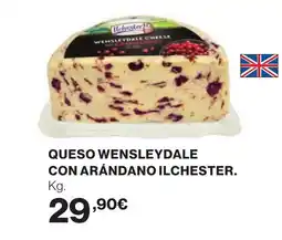 Supercor ILCHESTER Queso wensleydale con arándano oferta