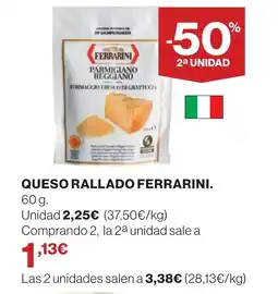 Supercor FERRARINI Queso rallado oferta
