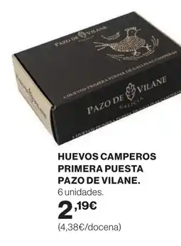 Supercor Huevos camperos primera puesta pazo de vilane oferta
