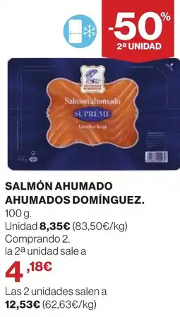 Supercor Salmón ahumado ahumados domínguez oferta