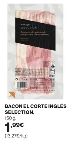 Supercor Bacon el corte inglés selection oferta