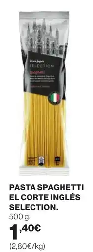 Supercor Pasta spaghetti el corte inglés selection oferta