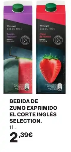 Supercor Bebida de zumo exprimido el corte inglés selection. oferta