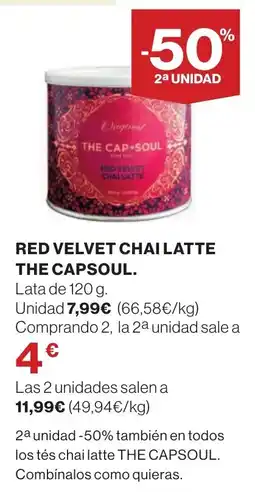 Supercor THE CAPSOUL. Red velvet chai latte oferta