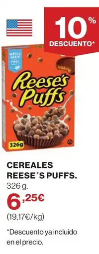 Supercor REESE'S Cereales puffs oferta