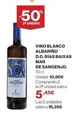 Supercor Vino blanco albariño d.o. rías baixas mar de sangenjo oferta