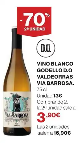 Supercor Vino blanco godello d.o valdeorras via barrosa. oferta