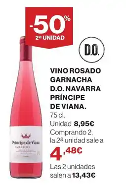 Supercor Vino rosado garnacha d.o. navarra príncipe de viana oferta