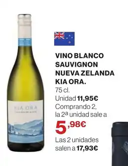 Supercor KIA ORA Vino blanco sauvignon nueva zelanda oferta