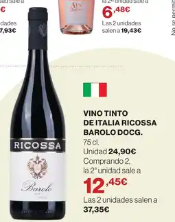 Supercor RICOSSA Vino tinto de italia barolo docg oferta